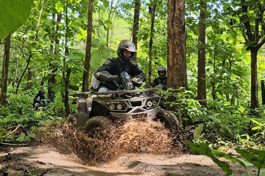 Sticky Waterfall and ATV adventure