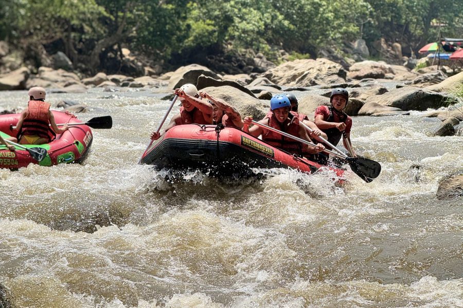 Sticky Waterfall and Double Rafting Adventure